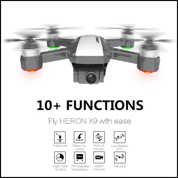 Jjrc X9 5G 1080 P Wifi Fpv Rc Drone Gps Brushless Gimbal Kas Posisi