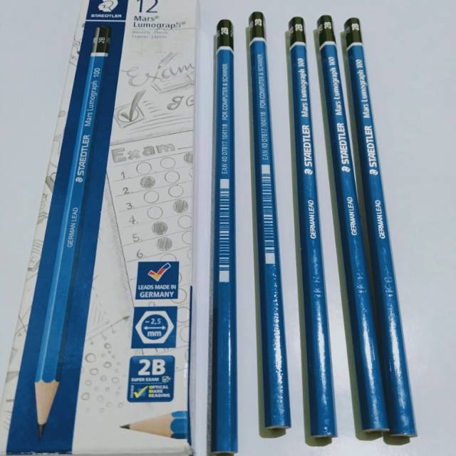 

Pensil Staedtler 2b Mars Lumograph