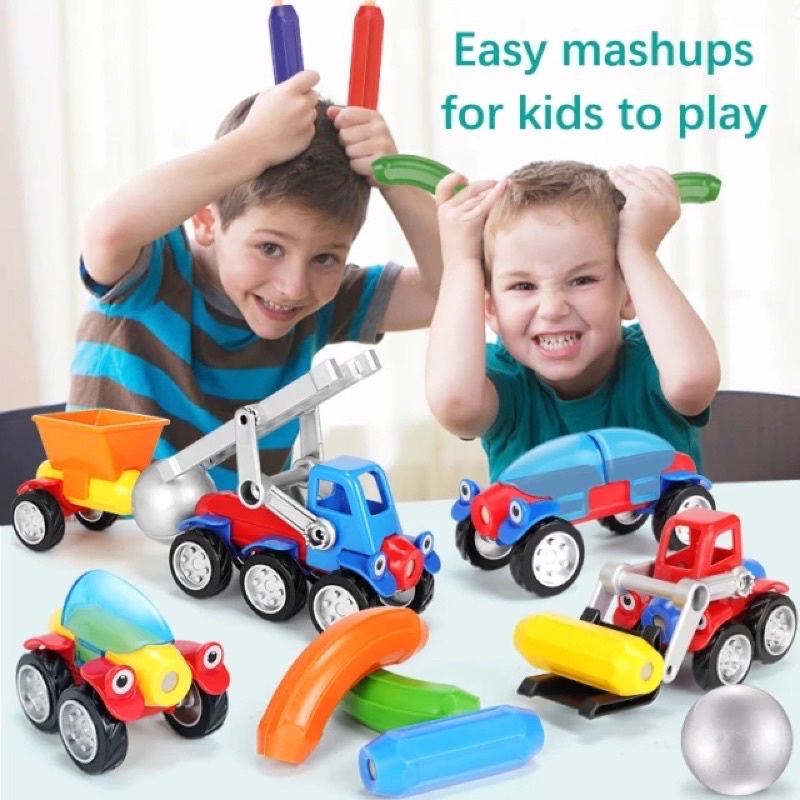 simulation toy smart builders magnetic assembling building block