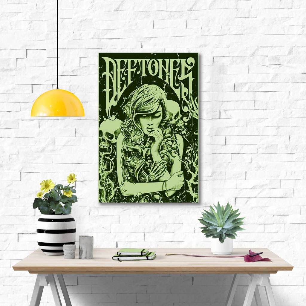 Poster kayu hiasan dinding - Deftones wallpapers