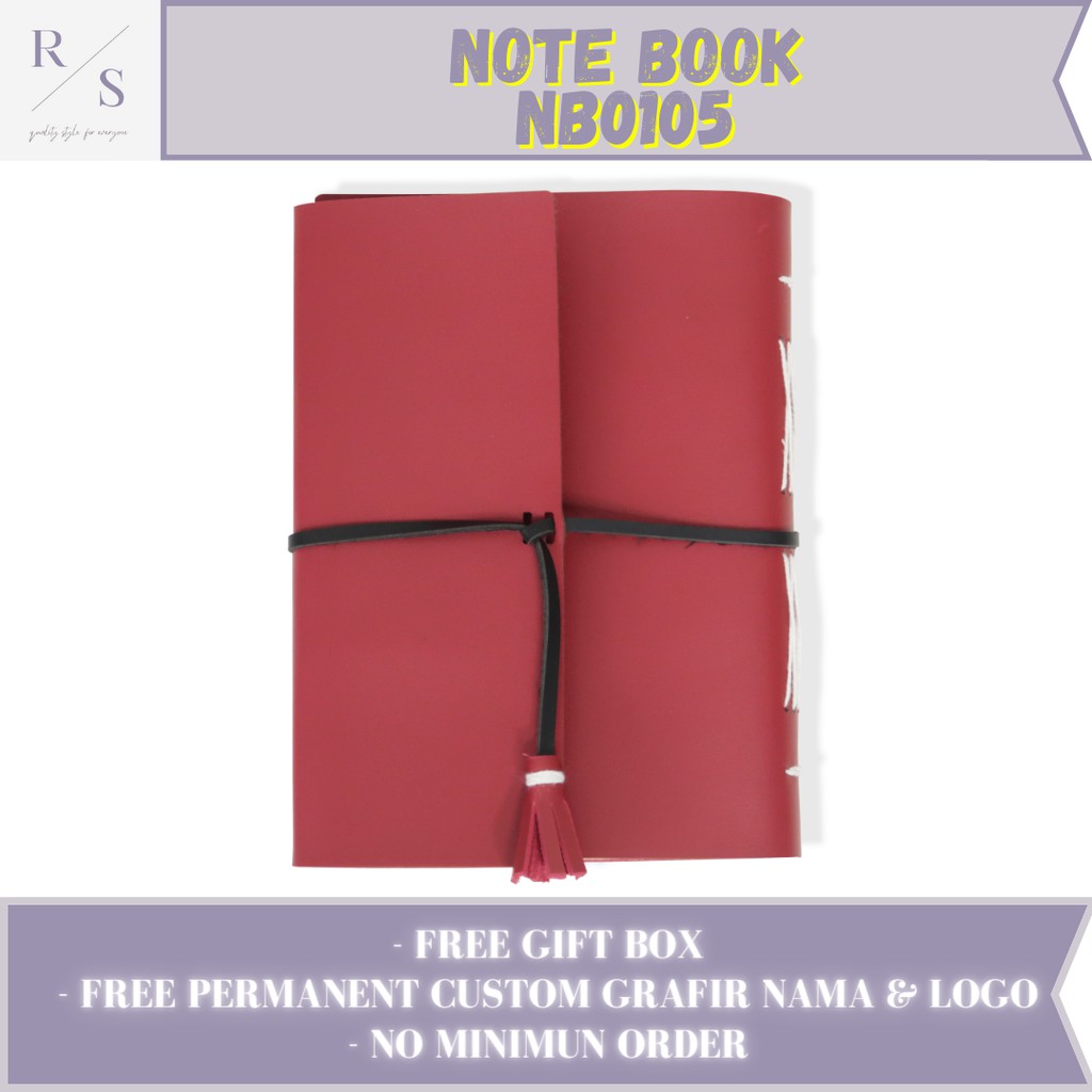 

Notebook Kulit Buku Tulis Catatan Free Custom nama & Logo NB0105