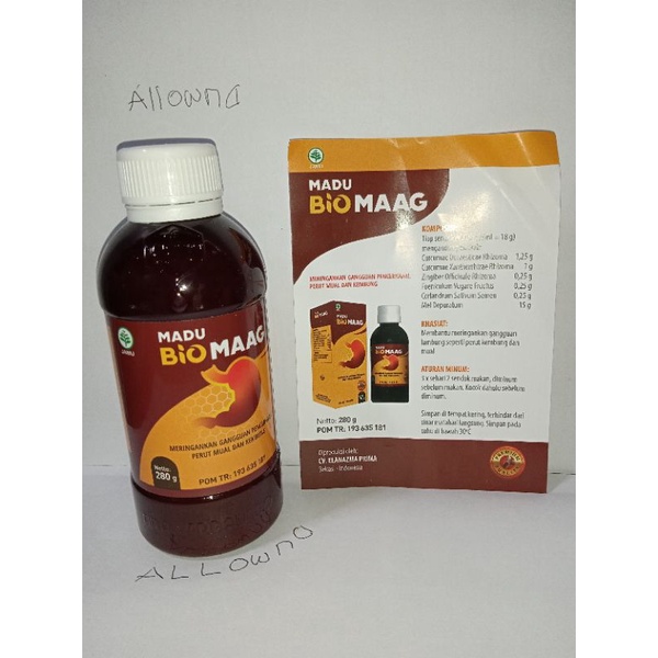 

Madu Biomaag 280 gr Madu Biomaag Asli
