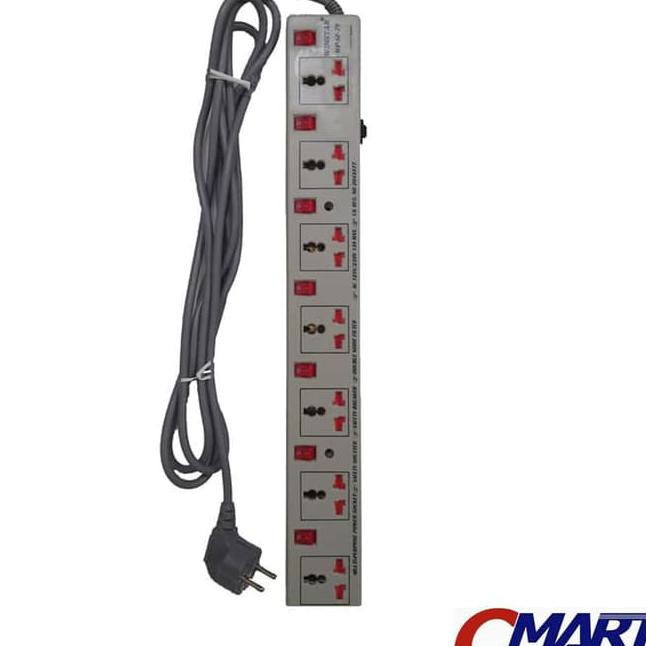 Segera beli Winstar colokan listrik steker stop kontak stopkontak 7 port ST-WPSF7S Stok Terbatas