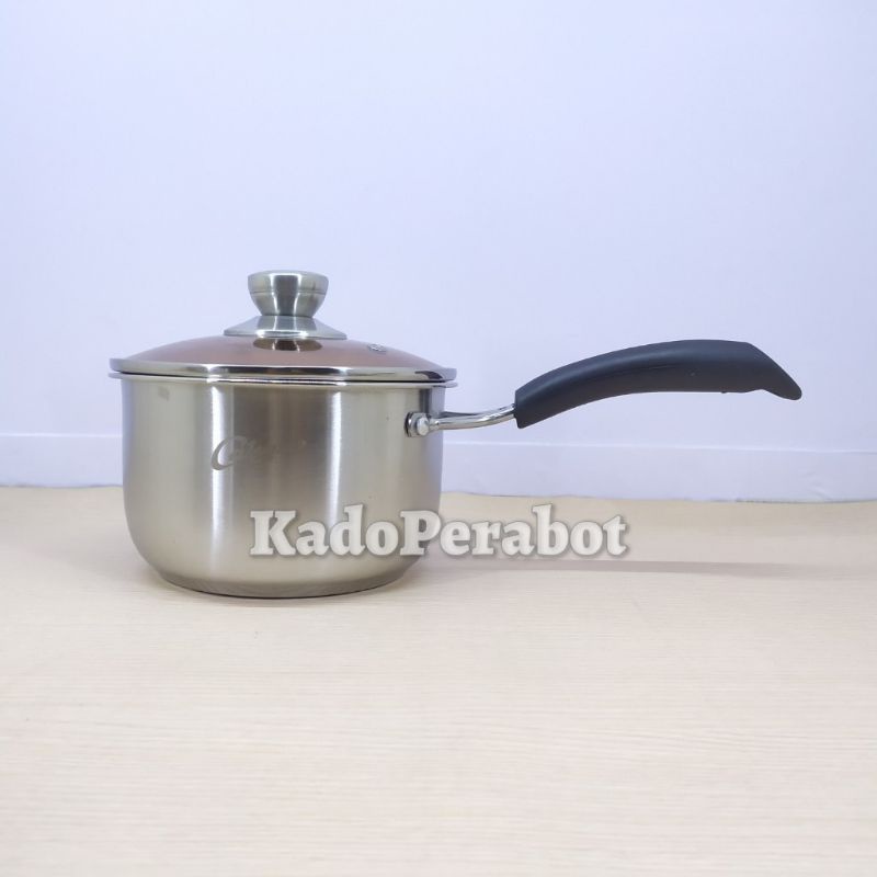 panci 1 set - peralatan masak set - cookware stainless 3pcs