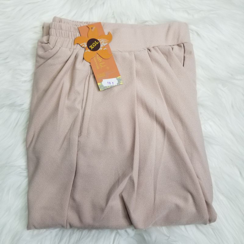 KULOT POLOS PREMIUM MODEL JATUH LURUS JUMBO  ALLSIZE MUAT S M L Xl  XXL-Khaki