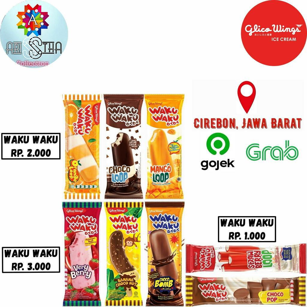 Jual Glico Wings Ice Cream WakuWaku Stick Shopee Indonesia