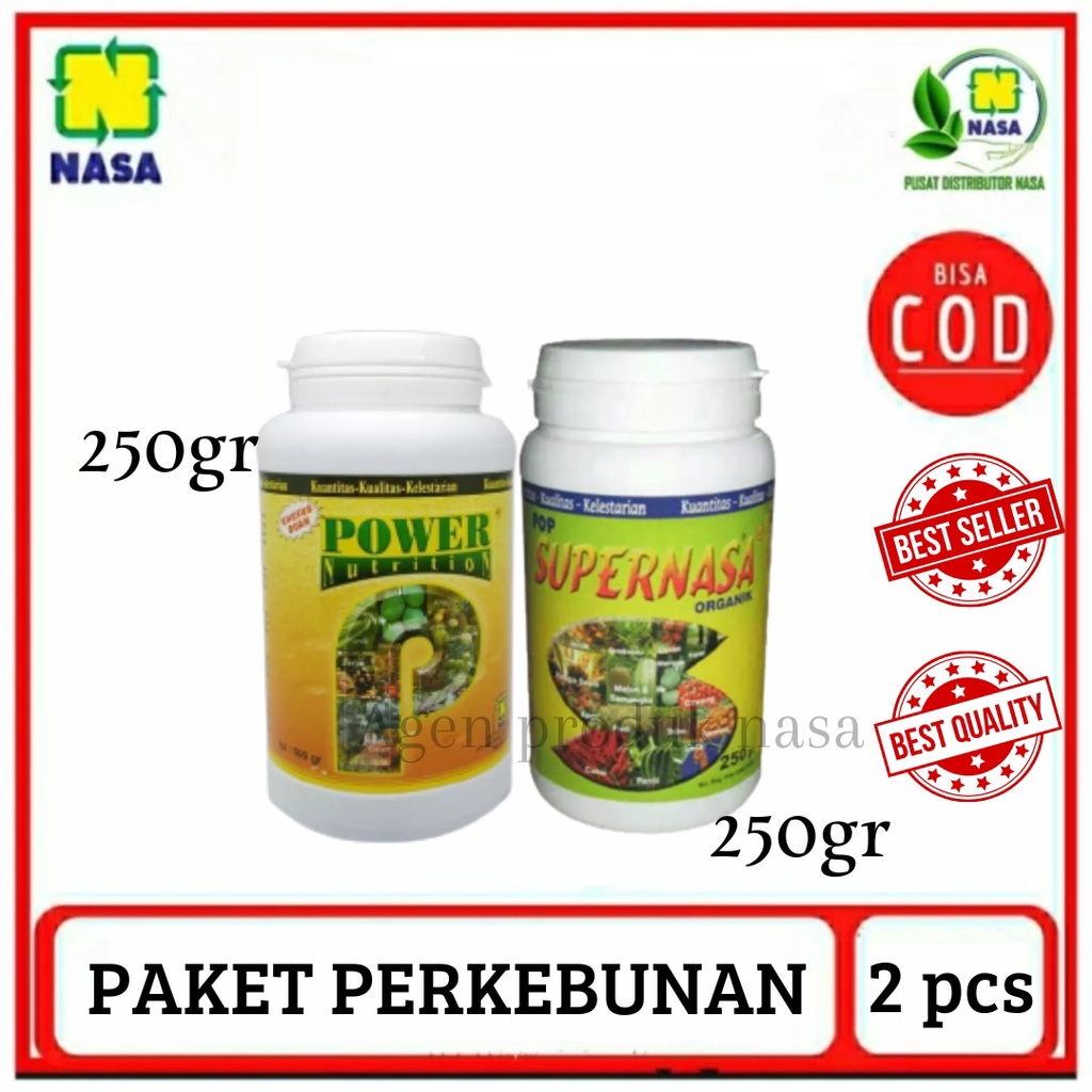 COD / PUPUK NASA 1 PAKET LENGKAP / POWER NUTRITION 250cc / SUPERNASA 250cc PUPUK PERANGSANG PELEBAT 