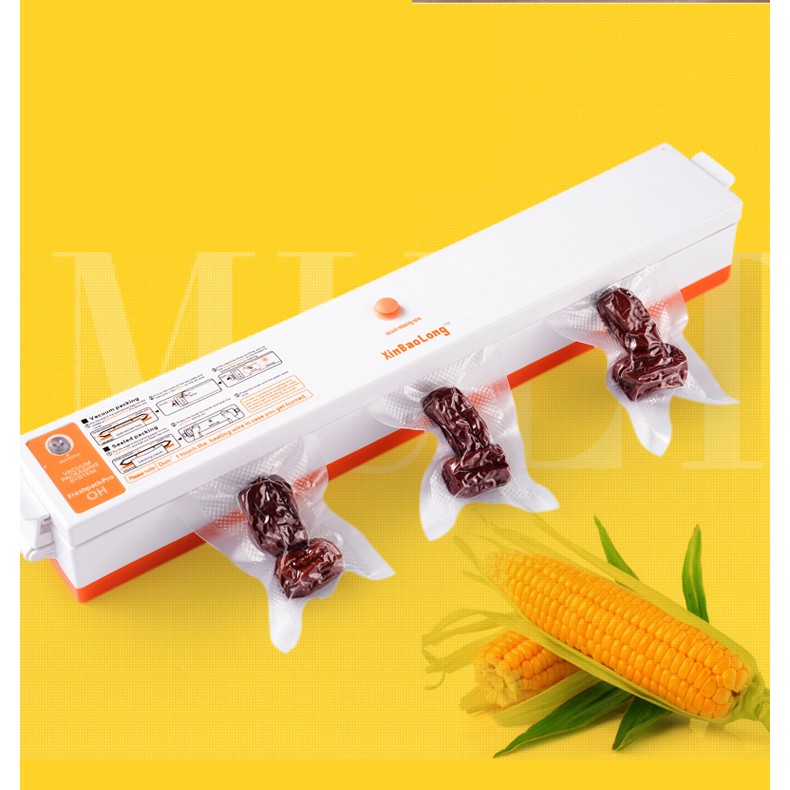 Taffware Vacuum Sealer Elektrik Plastik Pembungkus Makanan 220V 100W - LQL-08 - White