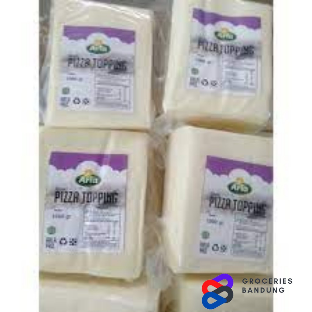 

Keju Mozarella Arla Pizza Topping 1kg/Mozzarella Cheese Arla Promo