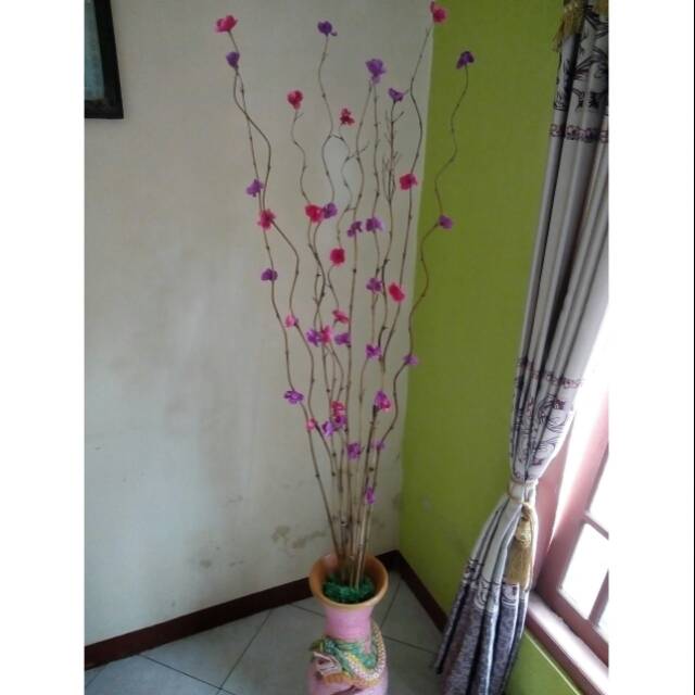 Bambu ulir bunga sakura