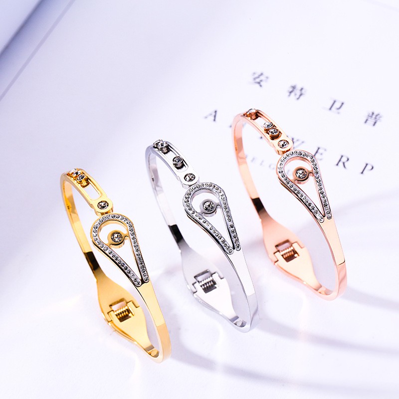 [NEW] Gelang Bracelet Wanita Aksesoris Titanium Korea Trend Masa Kini Cocok Hadiah GK118