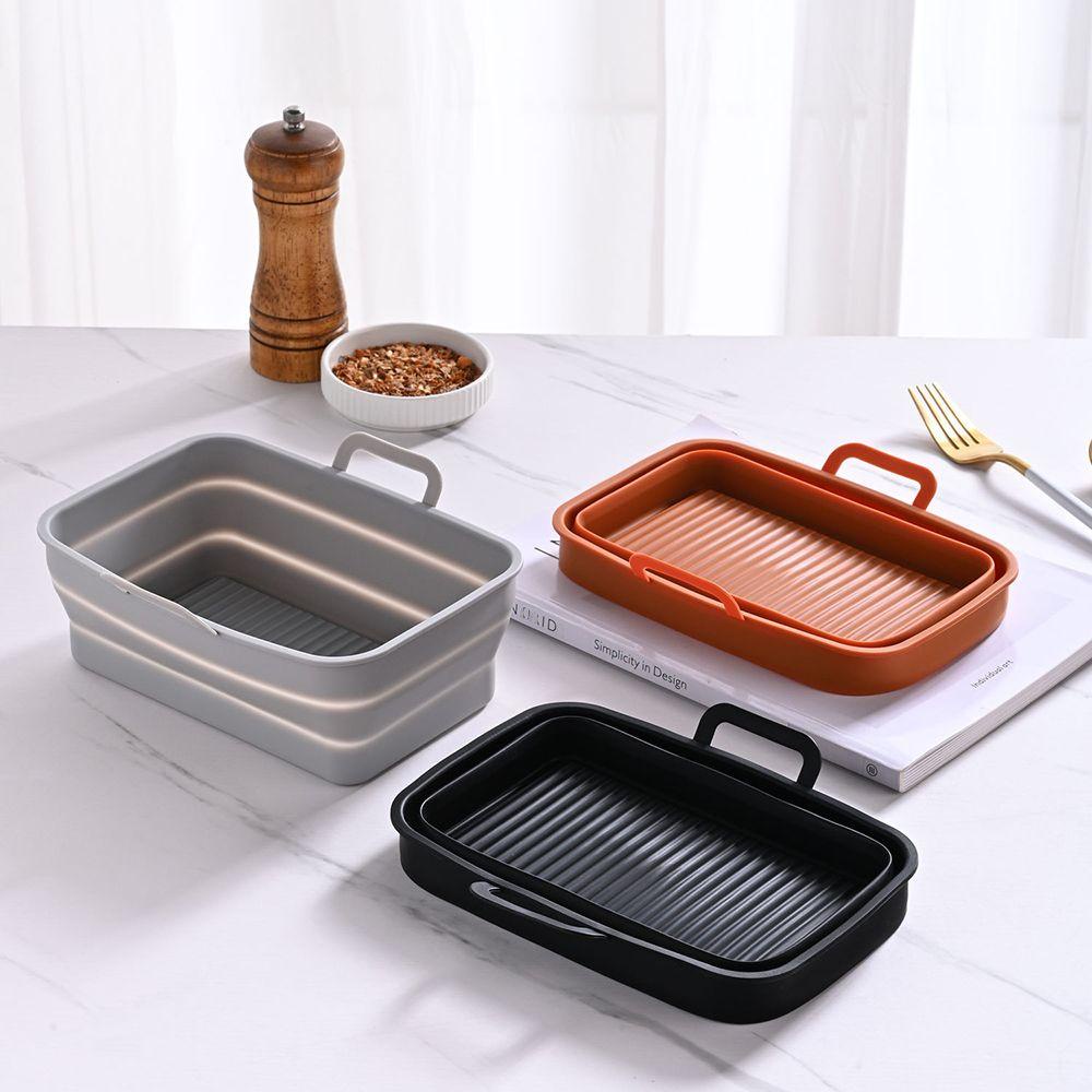 Preva Square Silicone Pot Dapur Baking Basket Reusable Pengganti Liners Baking Pan