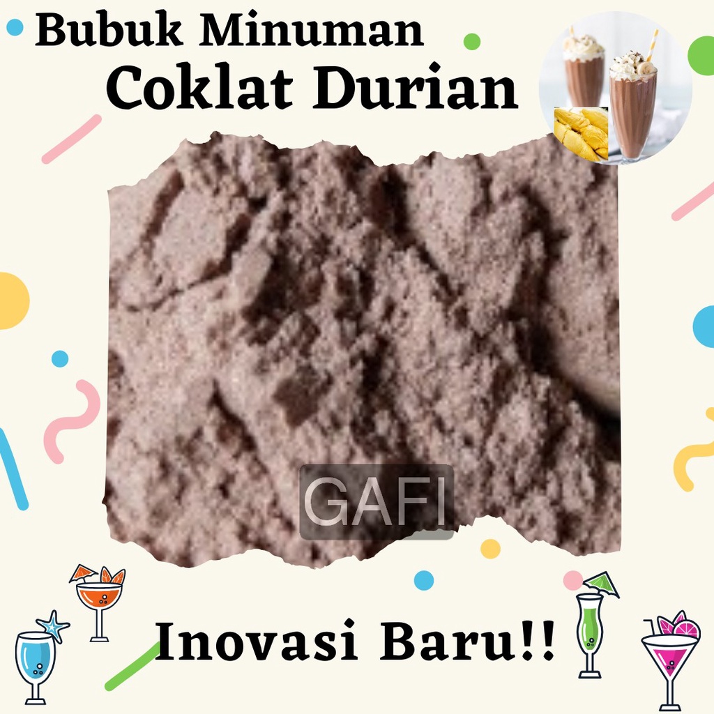 

Bubuk Minuman Rasa Coklat Durian 50Gr Minuman Powder Coklat Durian Bisa Kiloan Drinking Powder Kekinian Boba Aneka Instan Murah Enak Terbaik Halal Premium Distributor