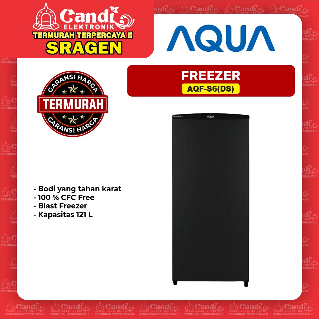 AQUA Standing Freezer 6 Rak - AQF-S6(DS)
