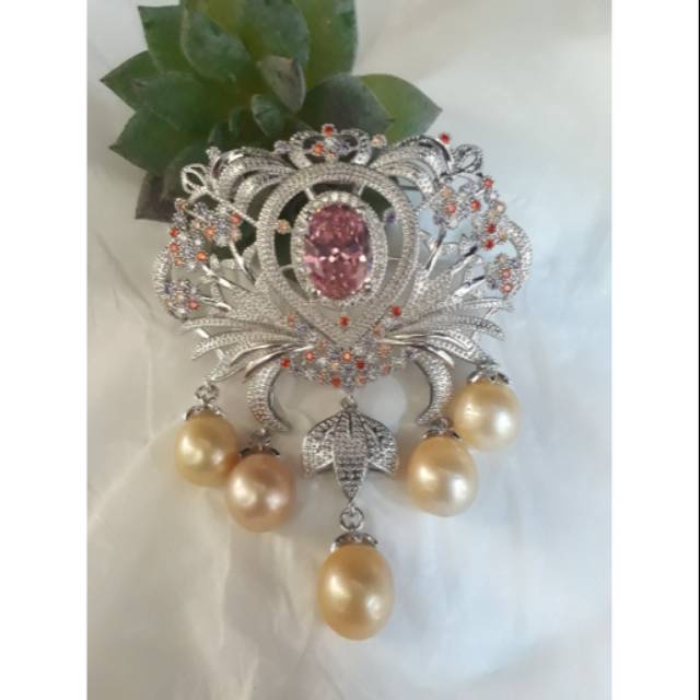 Bros kebaya Mutiara Lombok /Bros hijab Mutiara lombok