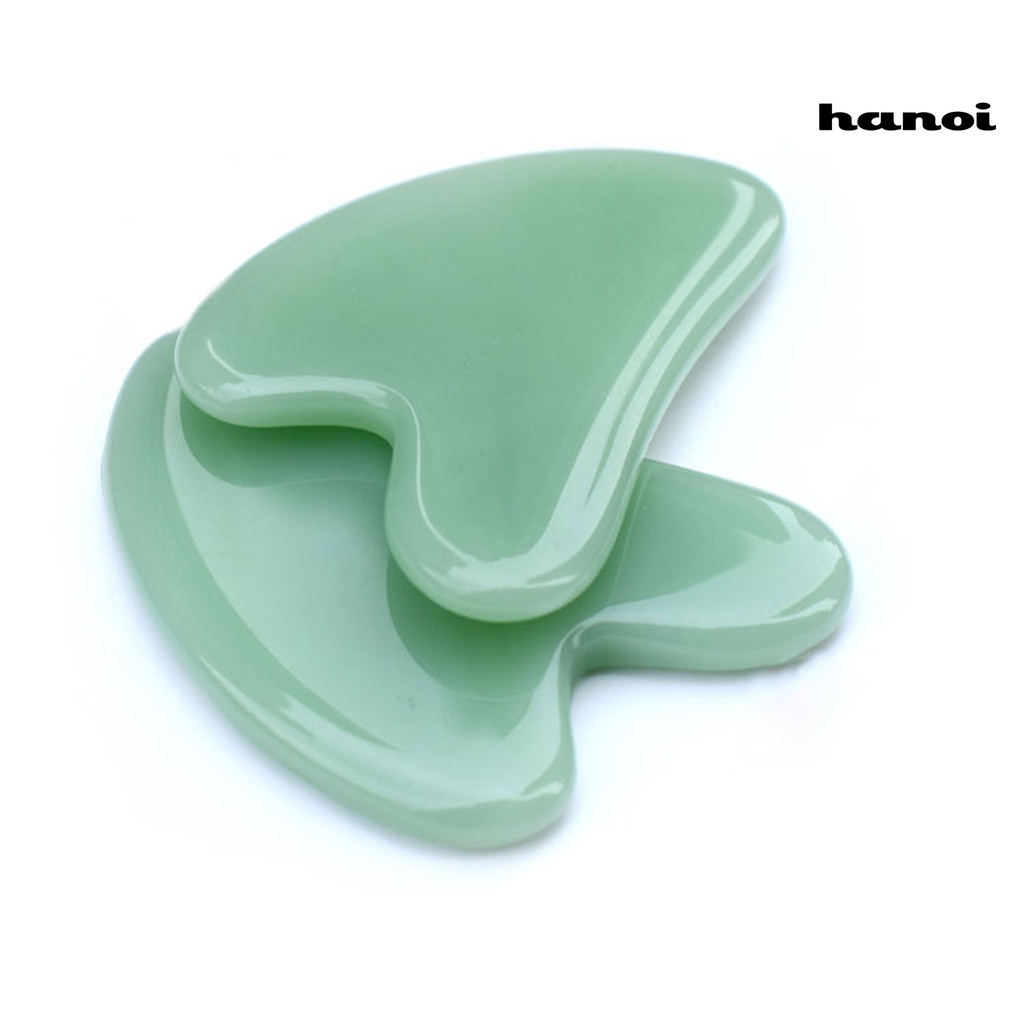 HQTM_Guasha Stone Heart-Shaped Body Massage Synthetic Face Massage Scraper Board for Unisex
