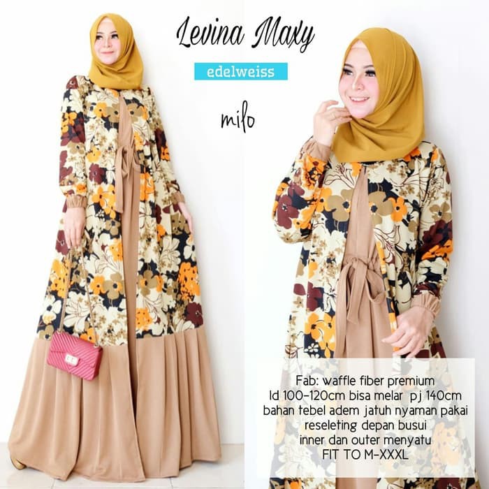 Levina Maxy Edelweis - Gamis bunga