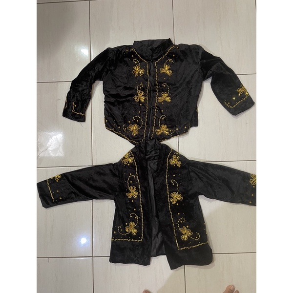 Bludru anak/ Baju Adat Jawa Anak/Baju supit anak