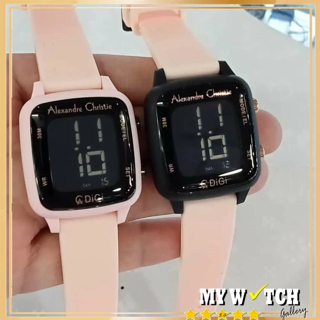 Alexandre Christie / Alexander AC 9369 LH Jam Tangan Wanita DIGITAL Original Diameter 3,2 cm