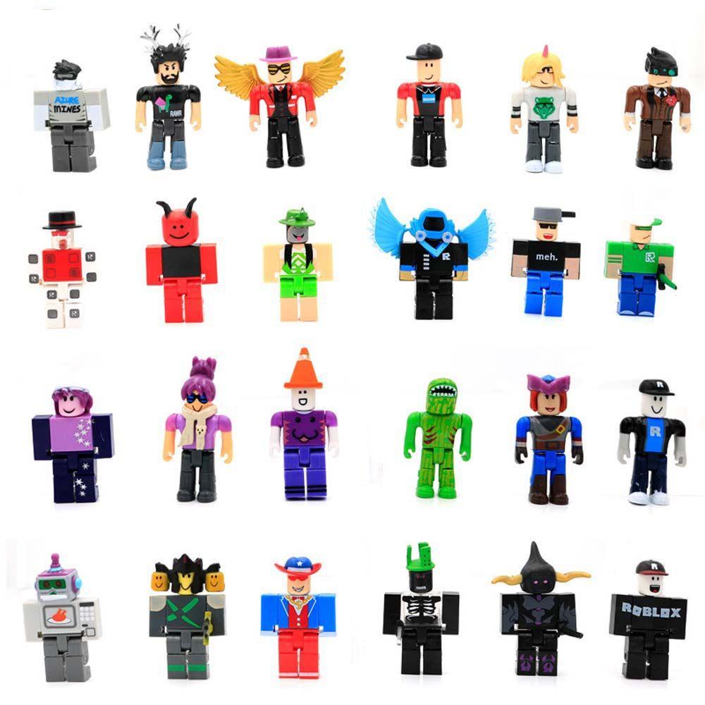 Lanfy Roblox Action Figure Patung PVC Humanoid Koleksi Dekorasi Ornamen Mobil Dunia Maya Model Figuals