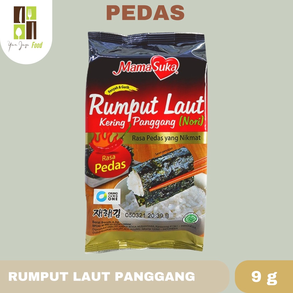 Rumput Laut Panggang Mamasuka Original / Pedas / Salted Egg / BBQ