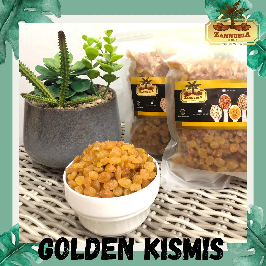 

ZANNUBIA KURMA GOLDEN KISMIS 500GR - NIKMAT HALAL SEHAT BERMANFAAT GROSIR TERJANGKAU