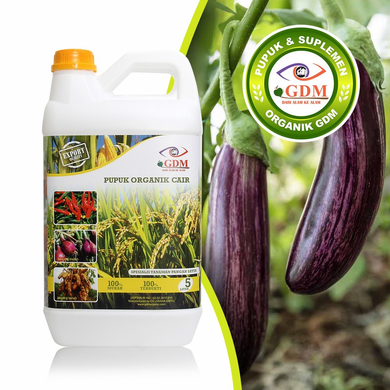 Pupuk Terong Organik GDM 5Liter