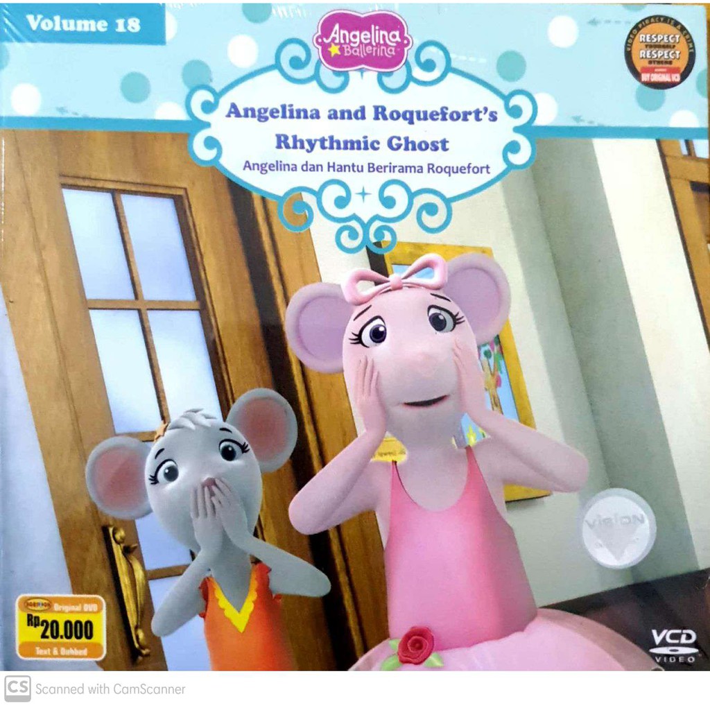 Angelina Ballerina Volume 18: Angelina and Roquefort's Rhythmic Ghost | VCD Original