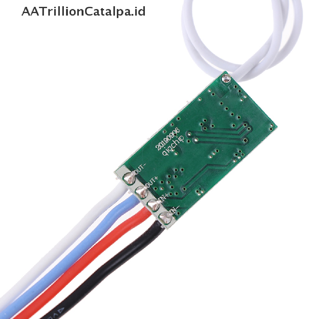 (AATrillionCatalpa) Modul Saklar Remote Control Wireless 433Mhz 3.6V-24V Untuk Lampu LED