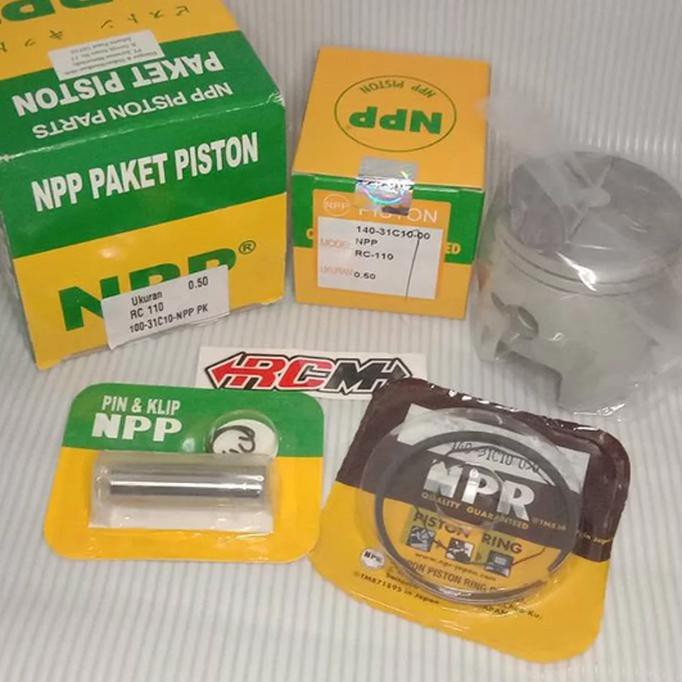 Seher Seker Piston Kit Set Suzuki Rc100 Rc110 Tornado Crystal Os 50 Kualitas Baik