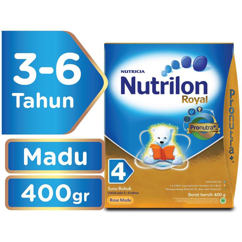 

Nutrilon royal 4 400gr rasa madu / vanila