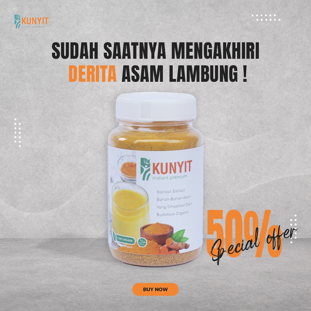 

Herbal Anti Inflamasi, Mampu menurunkan Tekanan Darah Tinggi Akibat Masalah Lambung, Kunyit Instant Premium