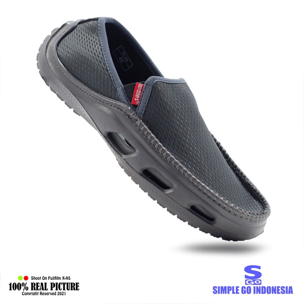 Sepatu pria slip on selop original sneakers cowok slipon laki laki dewasa tanpa tali slop model casual slide canvas ringan kwalitas import branded Ardiles Olxx 01 terbaru promo keren lebaran cod bayar ditempat 38-43
