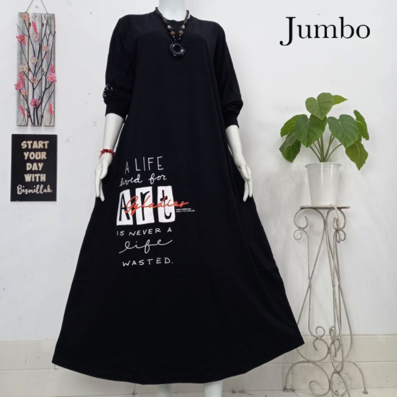 JUMBO GAMIS COMBED PREMIUM BEST SELLER MOTIF TERBARU KEKINIAN