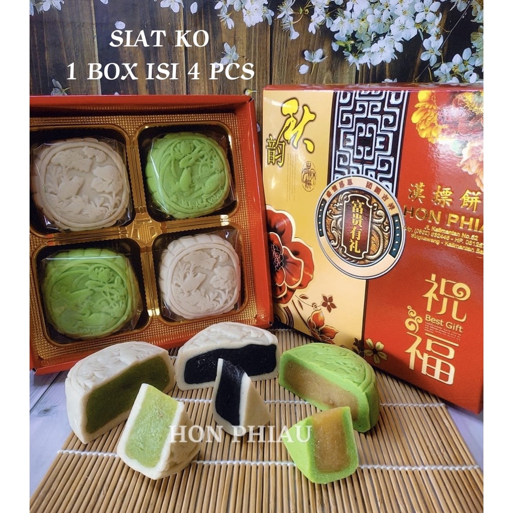 

KUE BULAN/MOON CAKE/TIONG CIU PIA SIAT KO - SNOWSKIN MERK HON PHIAU