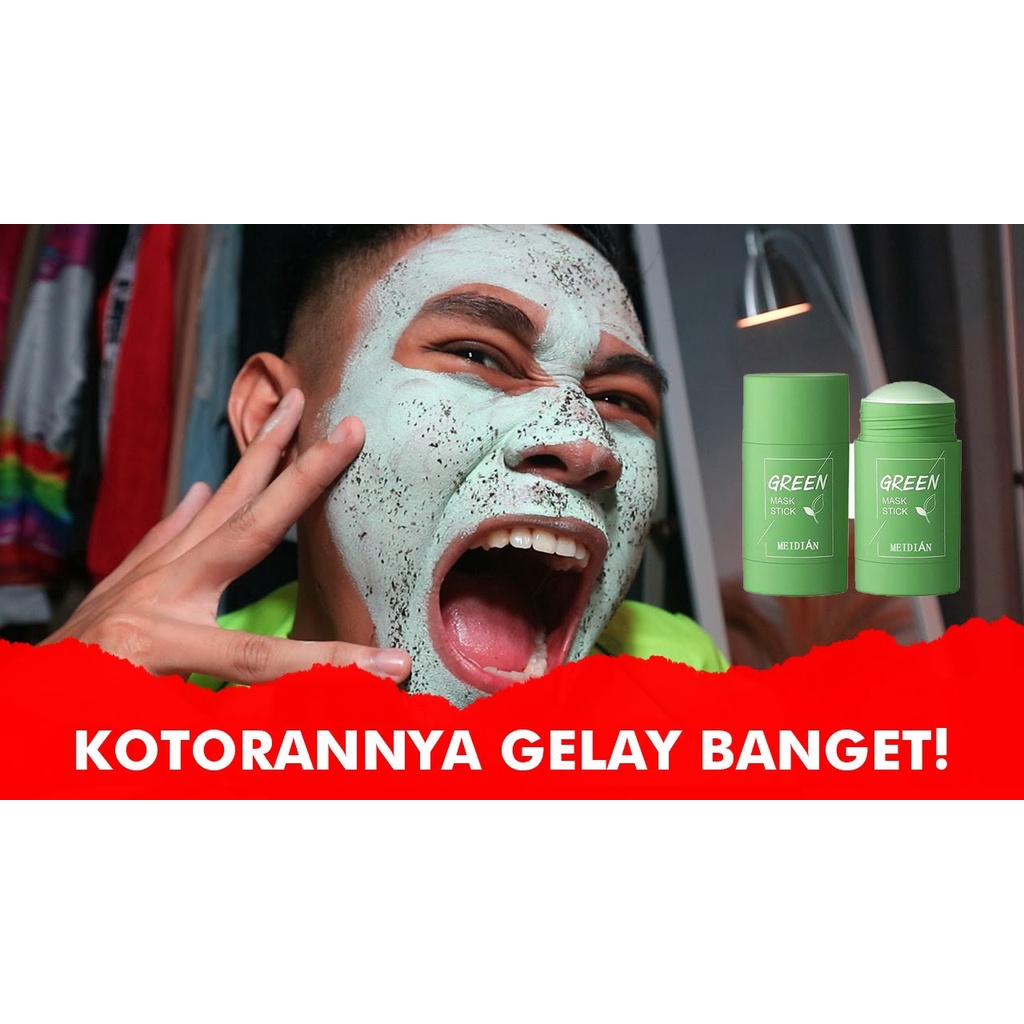 MEIDIAN Green Tea Stick Clay Mask / Oil Control Cleansing Mask / Penghilang Komedo Jerawat