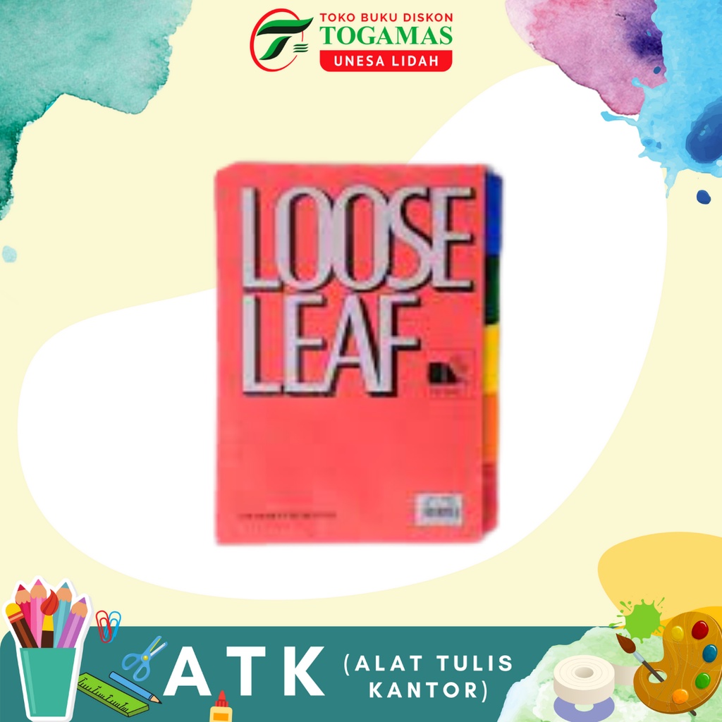 

PROMO !! PEMBATAS LOOSE LEAF INDEX NOTEBOOK A5 5 WARNA MOTIF POLKADOT / READY STOCK