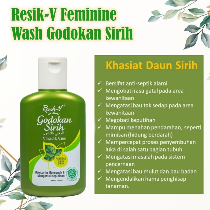 RESIK-V GODOKAN SIRIH Antiseptic Pembersih Kewanitaan