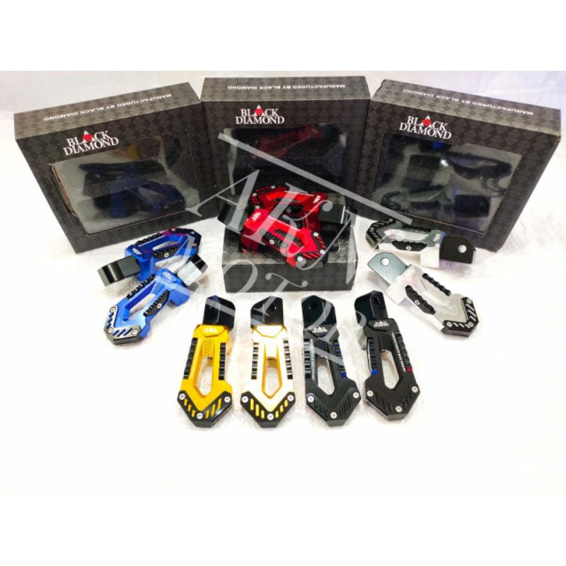 Footstep pijakan kaki belakang aerox 155 nmax new nmax old X-Max lexi black diamond pnp