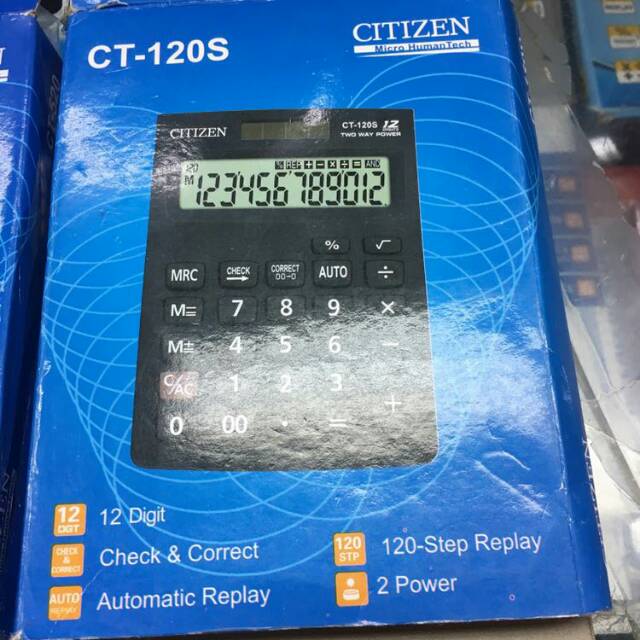 

Kalkulator Citizen CT-120S