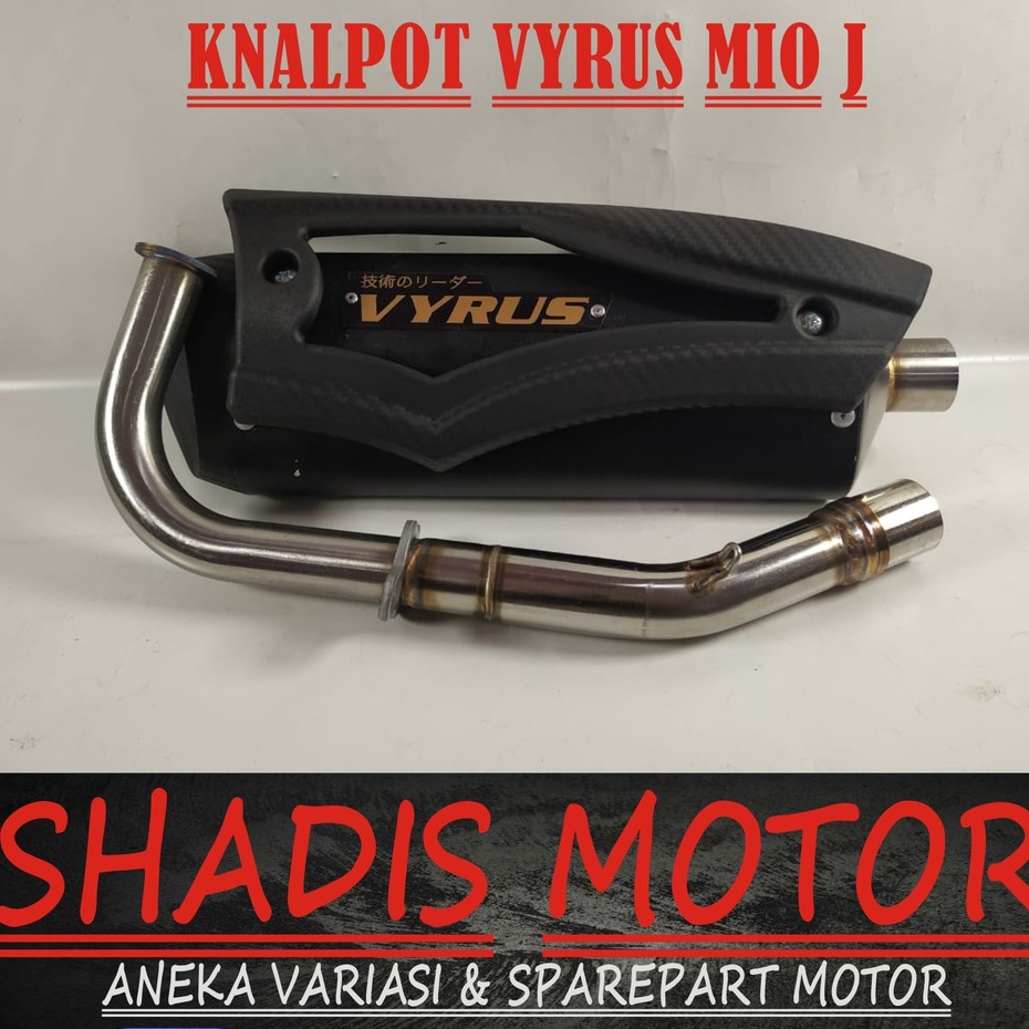 Knalpot Motor Mio J Merk R9 Vyrus
