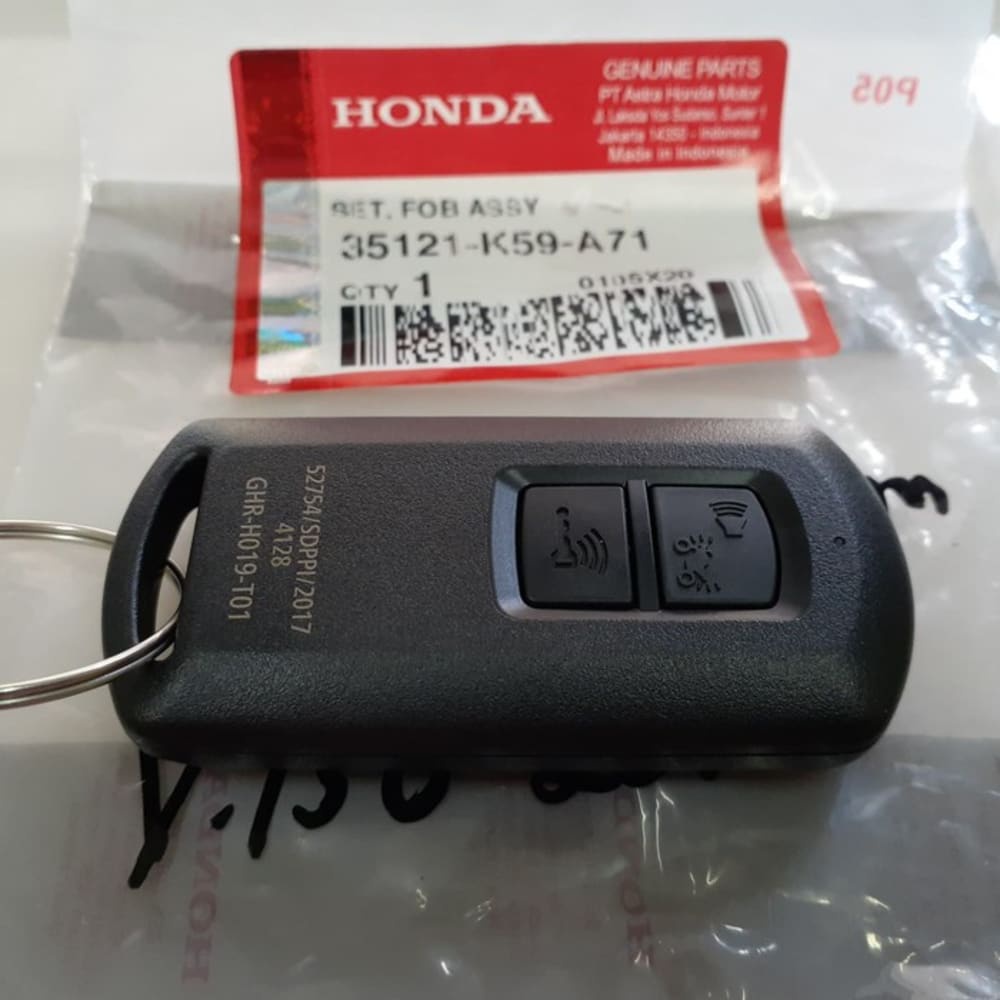 REMOTE SMART KEY KeyLess - VARIO 150 ESP LED New SMART KEYS ASLI HONDA 35121K59A71 supersede 35111K59A71