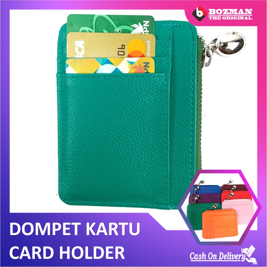 DOMPET KARTU WALLET CARD HOLDER KULIT PU LEATHER PREMIUM