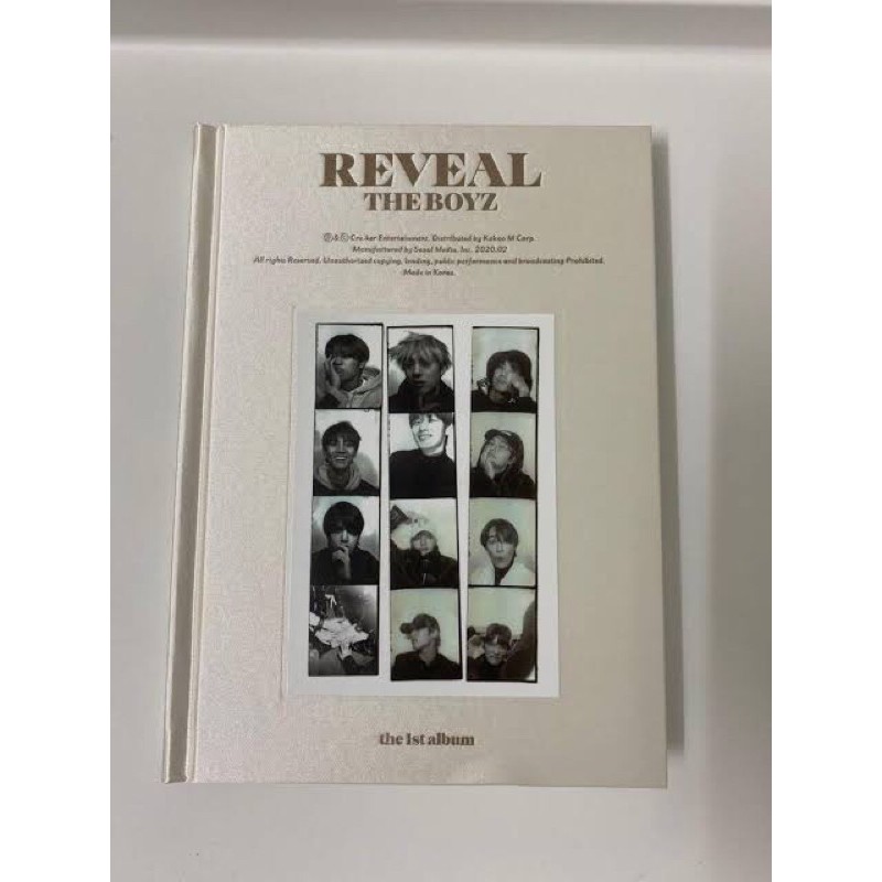 album sealed the boyz reveal (boy ver.)