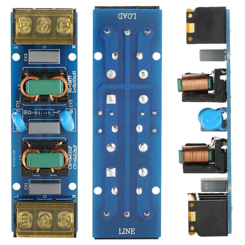 Btsg 1-2-tahap EMI 25A Audio- Power Filter Board Purifier Noise Untuk Speaker Amplifier