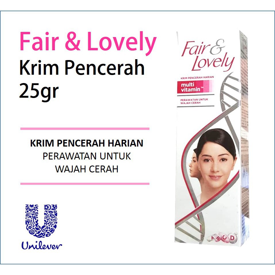 Fair &amp; Lovely Krim Pencerah Wajah / Cream - 25gr