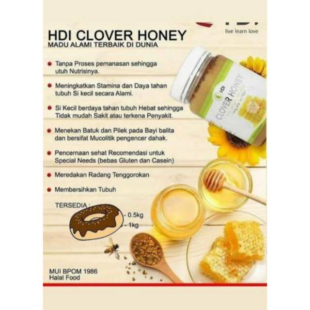 

MADU Dengam Bee Pollen 0,5 Kg