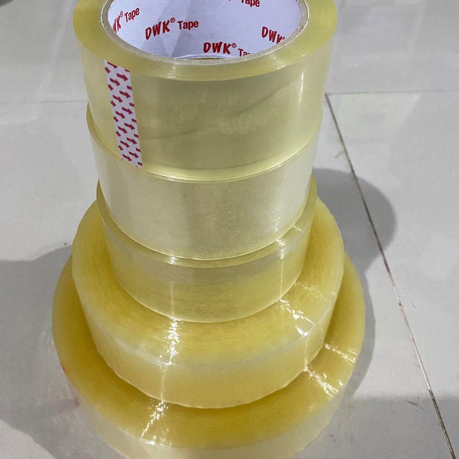 

Terlaris LAKBAN DWK BENING SUPER JUMBO / 48 MM /2 INCH / 1100 YARD800 m