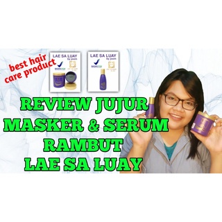 [COD] Serum Rambut Lae Sa Luay Hair Keratin Melembabkan Menguatkan dan Anti Rontok I 50ml BPOM Original