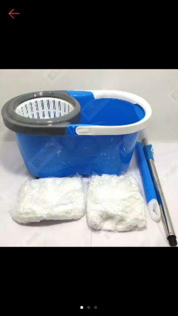 Q2 Magic Mop Roda Spin Mop Wonder Mop Q2 623 - Alat Pel Putar Beroda Q2623  .